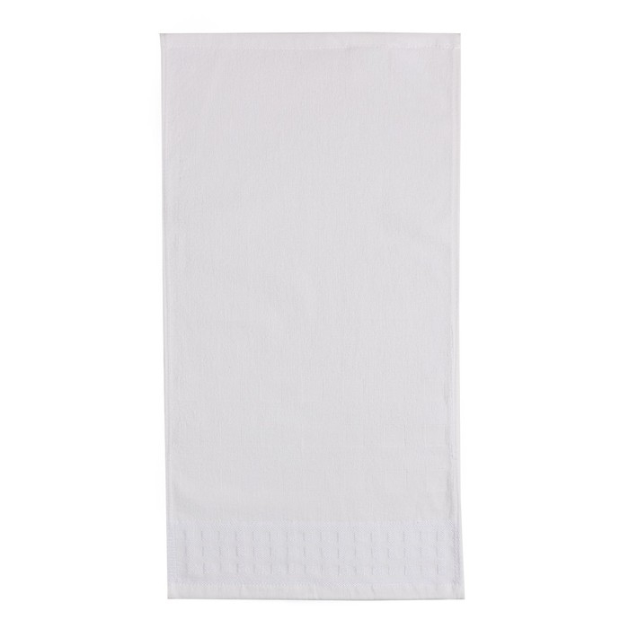 Полотенце махровое LoveLife "Square" 70х130 см, цвет белый, 100% хл, 380 гр/м2