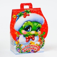 Новый год. Подарочная коробка Новогодняя Домик "Сладкая парочка" с анимацией 12 х 8,5 х 17,5 см. Новый год. Подарочная коробка Новогодняя Домик "Сладкая парочка" с анимацией 12 х 8,5 х 17,5 см.