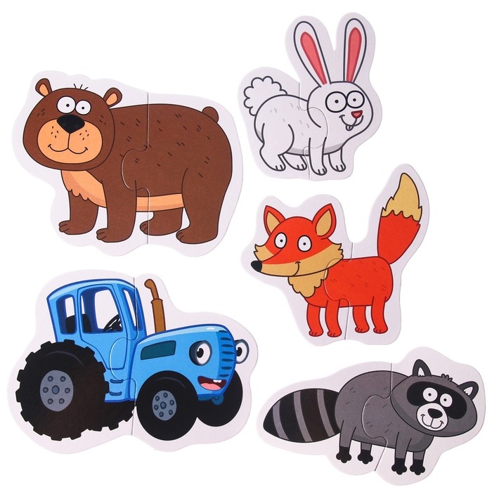 Макси-пазлы &laquo;Синий трактор: Лесные жители&raquo;