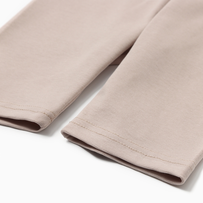 Комплект для девочки (майка и велосипедки) MINAKU, цвет бежевый, рост 134 см Комплект для девочки (майка и велосипедки) MINAKU, цвет бежевый, рост 134 см