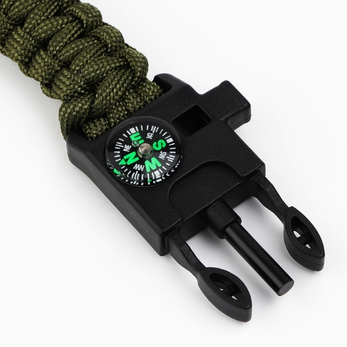 Браслет для выживания «Будь первым», 26 х 2,5 см. Браслет для выживания «Будь первым», 26 х 2,5 см.