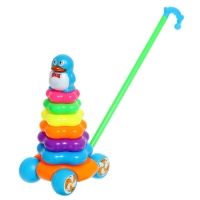 Каталка-пирамидка «Пингвин», 6 колец Каталка-пирамидка «Пингвин», 6 колец