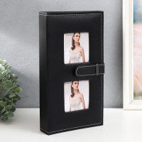 Фотоальбом на 300 фото 10х15 см "Черный" кожзам МИКС 33х19х6 см Фотоальбом на 300 фото 10х15 см "Черный" кожзам МИКС 33х19х6 см