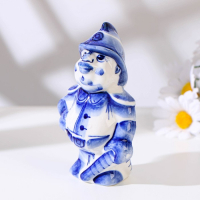 Сувенир &laquo;Пожарный&raquo;, 12 см, гжель