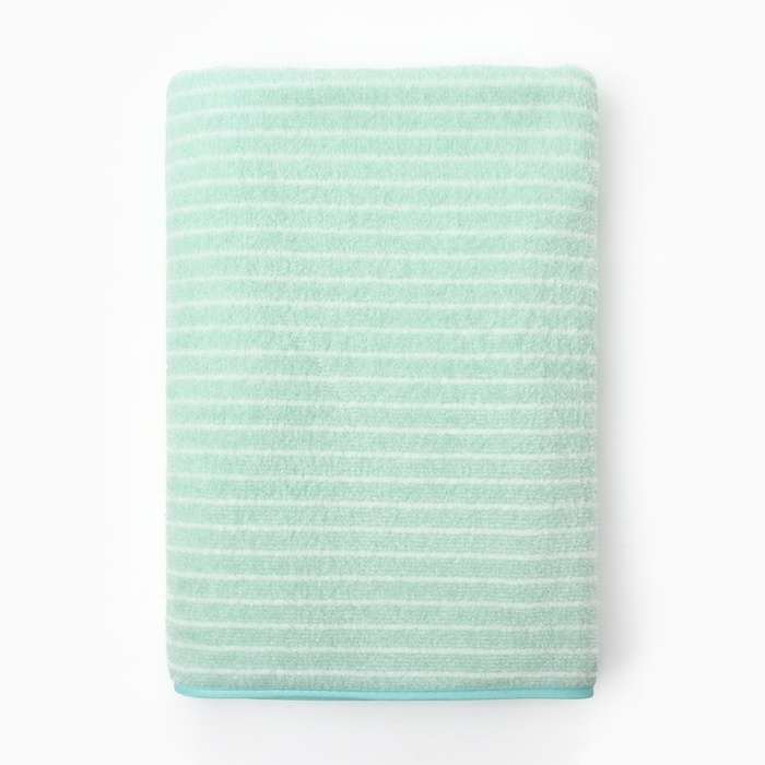 Полотенце банное Этель Полотенце банное Этель "Линии", цв. мятный, 70х140 см, 100% п/э, 240 г/м2