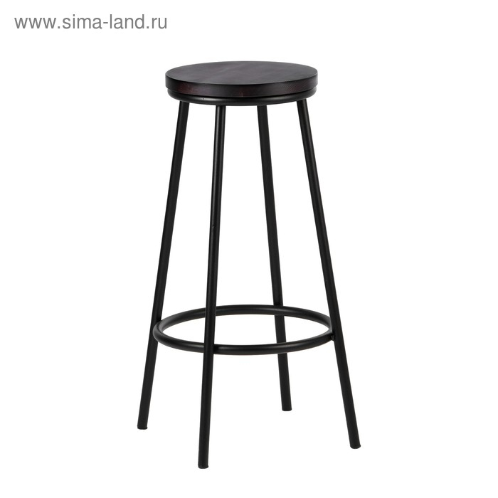 Табурет барный "Бари ЛОФТ", Палисандр/Черный