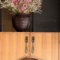 Ручка-скоба "Вилка" CAPPIO RSC002, м/о 76 мм, цвет античная бронза