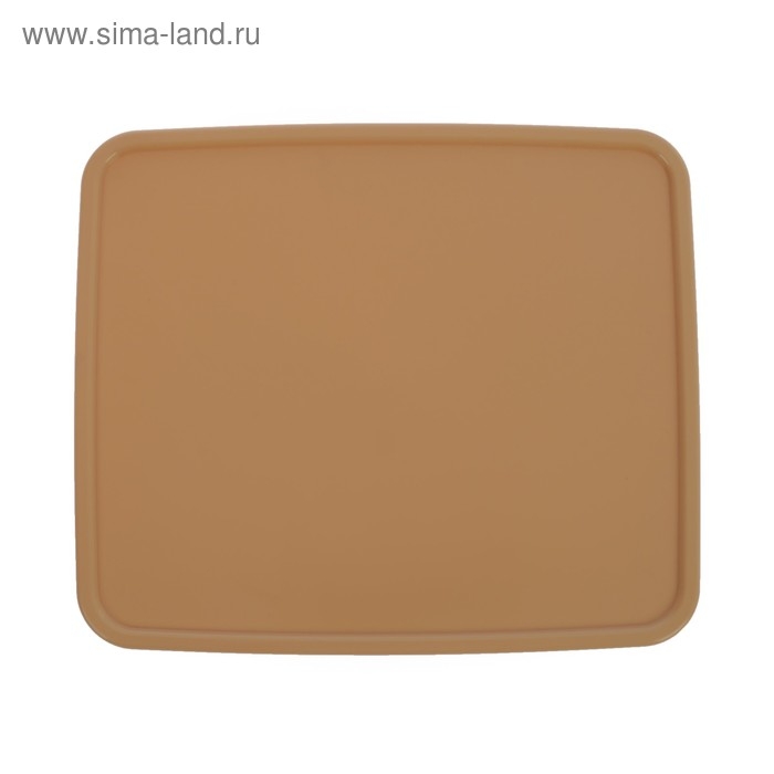 Корзина для хранения с крышкой &laquo;Плетёнка&raquo;, 35&times;29&times;22,5 см, цвет бежевый