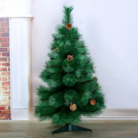 Кедр зеленый шишки 90 см, d нижнего яруса 60 см, d игл 10 см, 57 веток, пласт подставка Кедр зеленый шишки 90 см, d нижнего яруса 60 см, d игл 10 см, 57 веток, пласт подставка