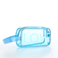 Косметичка на молнии, цвет голубой Косметичка на молнии, цвет голубой