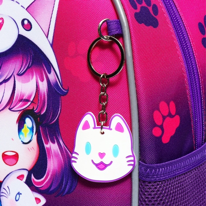 Рюкзак каркасный Феникс 37.5*27.5*14.5 Рюкзак каркасный Феникс 37.5*27.5*14.5 "Чиби" дев фиолет 64617