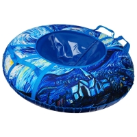 Тюбинг-ватрушка Winter Star «Звёздная ночь», диаметр чехла 120 см Тюбинг-ватрушка Winter Star «Звёздная ночь», диаметр чехла 120 см