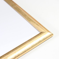 Фоторамка пластик "МИРАМ" 40х60 см, 211 золото (пластиковый экран)