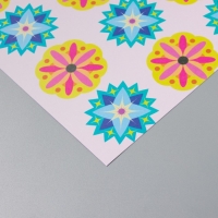 Бумага для скрапбукинга "Калейдоскоп" плотность 180 гр набор 5 шт 30,5х32 см