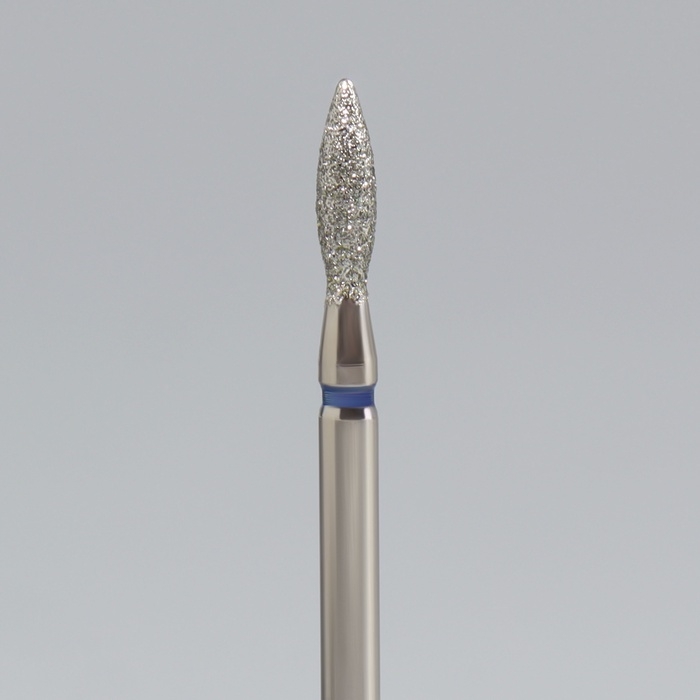 Фреза алмазная для маникюра «Пламя», средняя зернистость, 2,5 × 10 мм, в пластиковом футляре Фреза алмазная для маникюра «Пламя», средняя зернистость, 2,5 × 10 мм, в пластиковом футляре