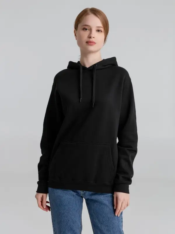 Толстовка с капюшоном Slam 320, черная, размер XS Толстовка с капюшоном Slam 320, черная, размер XS