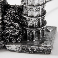 Плазменный шар "Пизанская башня" серый 14х10х16 см RISALUX Плазменный шар "Пизанская башня" серый 14х10х16 см RISALUX