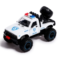 Машина металлическая «Джип», открываются двери, капот, инерция, МИКС Машина металлическая «Джип», открываются двери, капот, инерция, МИКС