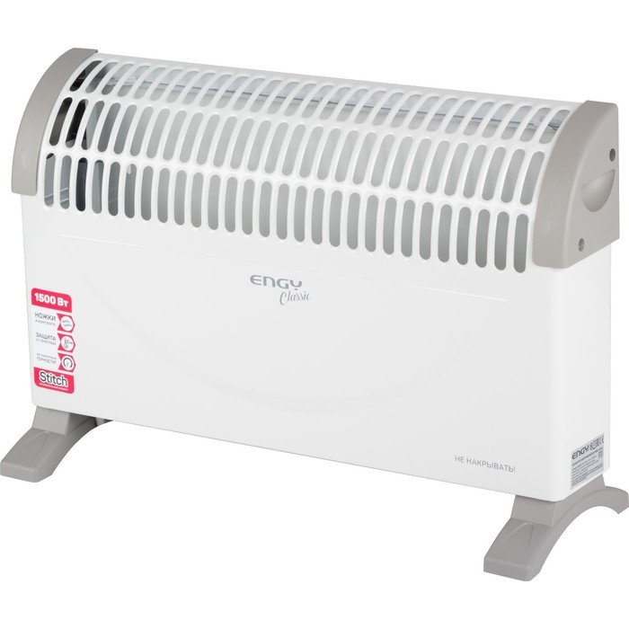 Обогреватель ENGY EN-1500A classic, конвекторный, 1500 Вт, 20 м&sup2;, белый