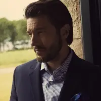 Рубашка мужская в клетку Tribeca, черная, размер S