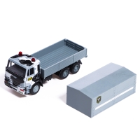 Грузовик металлический «КАМАЗ. ОМОН», инерционный, 1:54, цвет серый Грузовик металлический «КАМАЗ. ОМОН», инерционный, 1:54, цвет серый