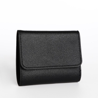 Кошелёк женский на кнопке, цвет чёрный Кошелёк женский на кнопке, цвет чёрный