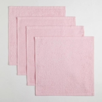 Набор махровых салфеток "Beauty" 30х30 см-4шт, хлопок, 340 г/м2 Набор махровых салфеток "Beauty" 30х30 см-4шт, хлопок, 340 г/м2