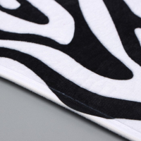 Коврики для ванной и туалета Доляна &laquo;Зебра&raquo;, 2 шт: 40&times;45 см, 50&times;80 см