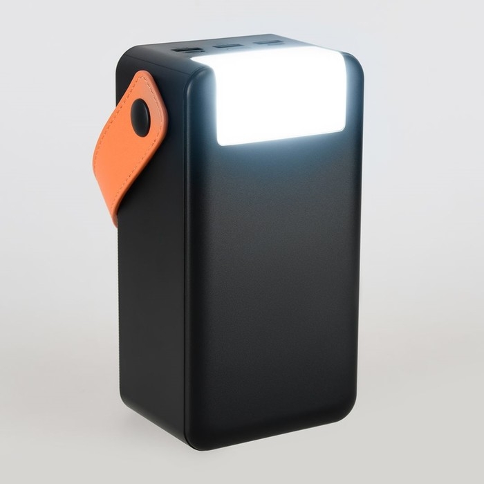 Внешний аккумулятор TFN Porta LCD PD, 60000 мАч, 2 USB, Type-C, microUSB, черный