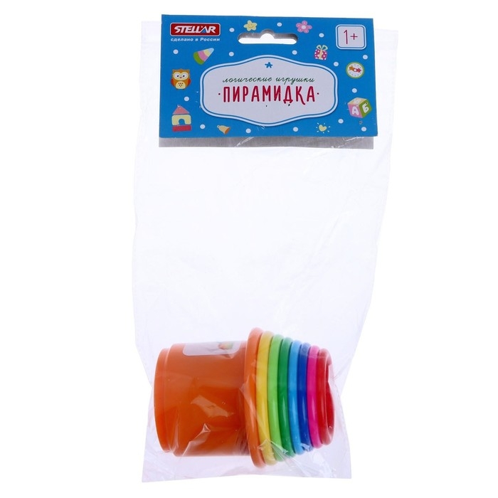Развивающая игрушка &laquo;Занимательная пирамидка - 2&raquo;, МИКС