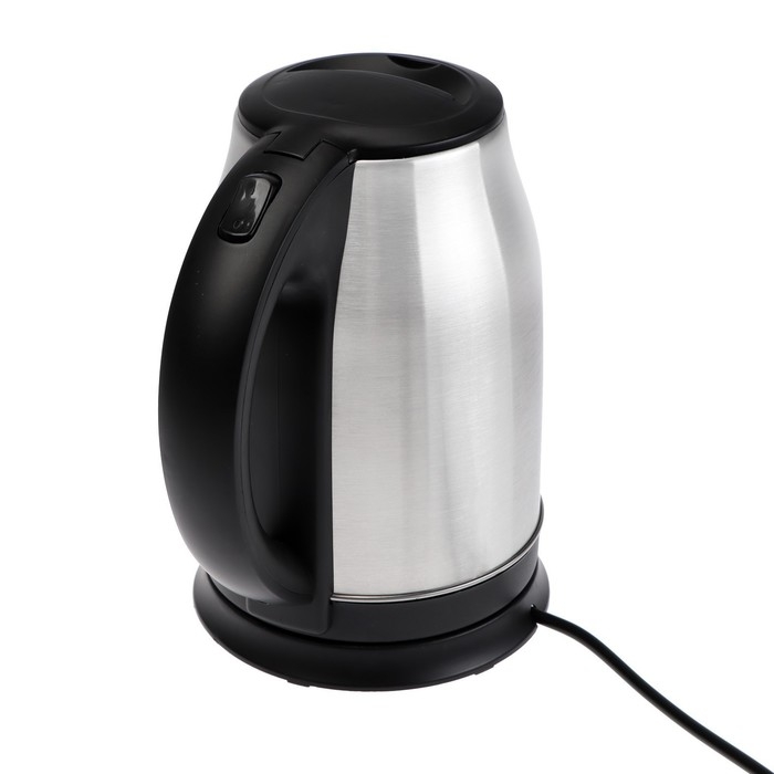 Чайник электрический Luazon LSK-1803, металл, 1.8 л, 1800 Вт, серебристо-чёрный Чайник электрический Luazon LSK-1803, металл, 1.8 л, 1800 Вт, серебристо-чёрный