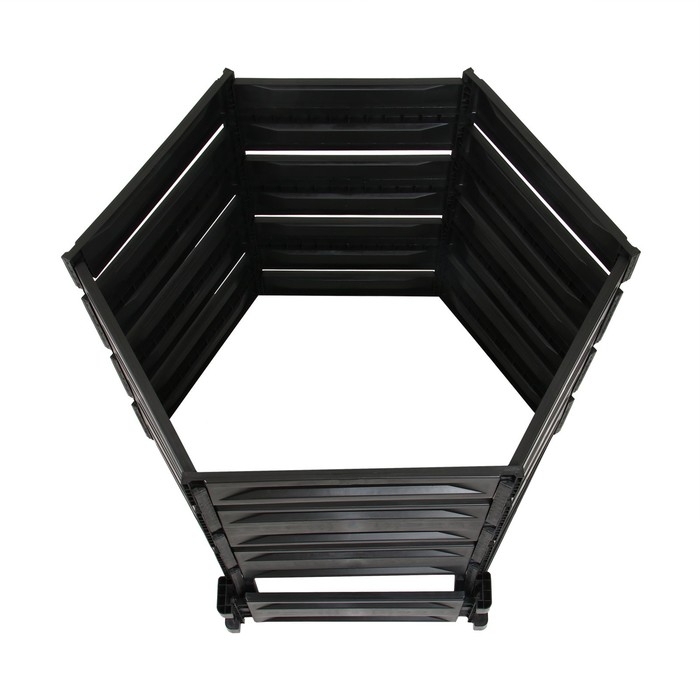 Компостер пластиковый, 800 л, 125 × 105 × 84 см, чёрный Компостер пластиковый, 800 л, 125 × 105 × 84 см, чёрный