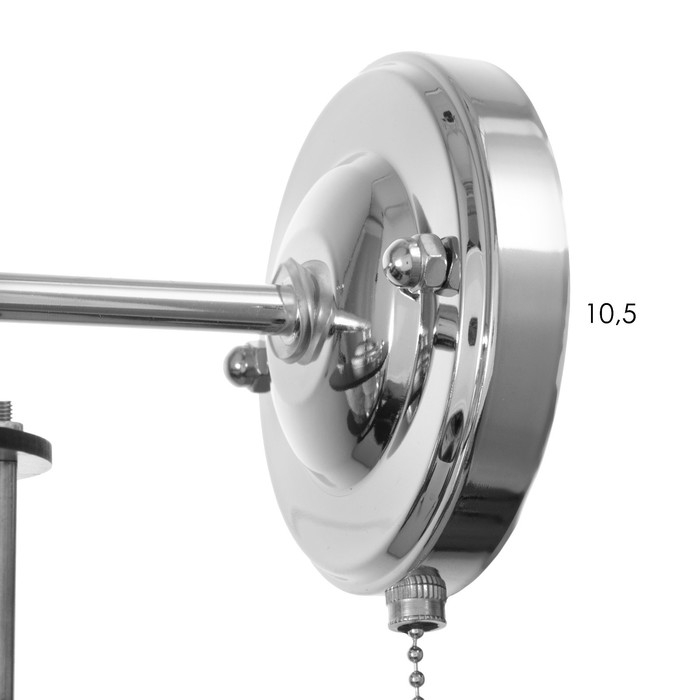 Бра 2018/1 E27 60Вт хром 15х12х18 см Бра 2018/1 E27 60Вт хром 15х12х18 см