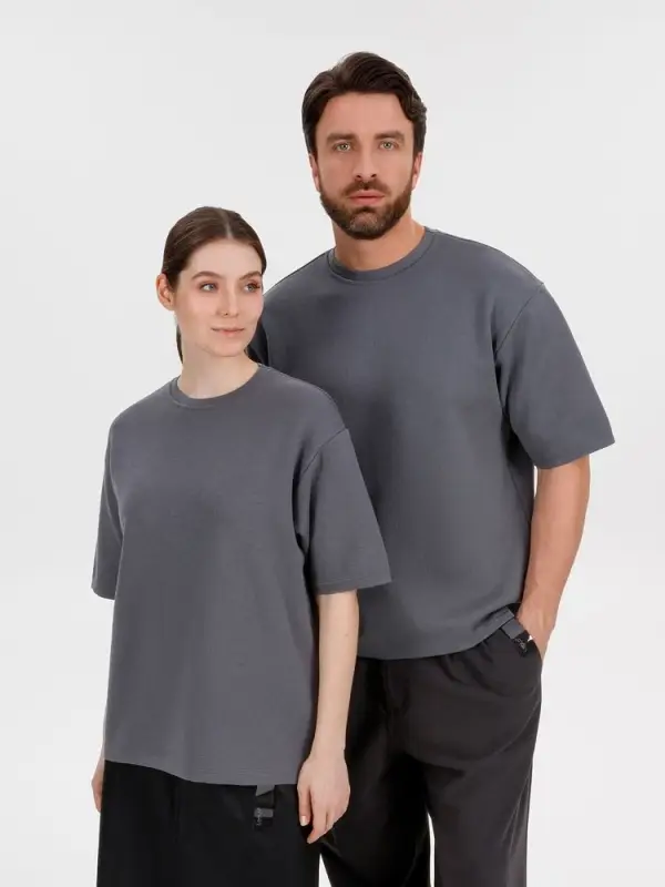 Джемпер с коротким рукавом Siluetti Volumica, серый, размер XS/S