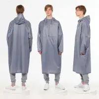 Дождевик-анорак R1, серый, размер XS/S