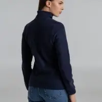 Толстовка флисовая женская Frontflip темно-синяя, размер XS