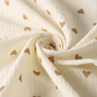 Набор пеленок Крошка Я Heart, 130х110см - 2 шт, муслин, 100% хлопок Набор пеленок Крошка Я Heart, 130х110см - 2 шт, муслин, 100% хлопок