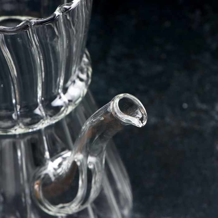 Чайник стеклянный заварочный с бамбуковой крышкой Magistro &laquo;Эко. Восток&raquo;, 800 мл, 18&times;11,5&times;17 см, без сита