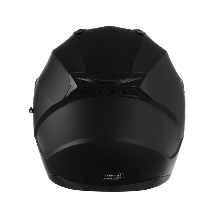 Шлем интеграл с двумя визорами, размер M (57-58), модель BLD-M67E, черный матовый Шлем интеграл с двумя визорами, размер M (57-58), модель BLD-M67E, черный матовый