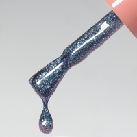 Гель лак для ногтей &laquo;CAT`S EYE SHINE&raquo;, 3-х фазный, 10 мл, LED/UV, цвет голубой (39)