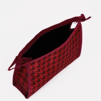 Косметичка на молнии, цвет бордовый Косметичка на молнии, цвет бордовый