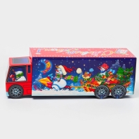 Новый год. Подарочная коробка Новогодняя Фура "Праздничный путь" с анимацией 36 х 11,5 х 11 см. Новый год. Подарочная коробка Новогодняя Фура "Праздничный путь" с анимацией 36 х 11,5 х 11 см.