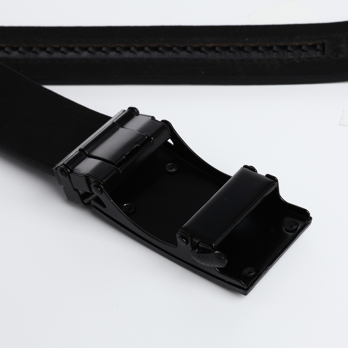 Ремень мужской, ширина 4 см, автомат, пряжка металл, цвет чёрный Ремень мужской, ширина 4 см, автомат, пряжка металл, цвет чёрный