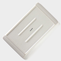 Блюдо фарфоровое для подачи Magistro Slate, 26,5&times;15 см, цвет белый