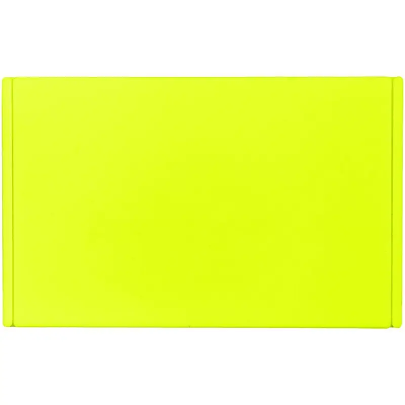 Лейбл из ПВХ Dzeta, ХL, желтый неон