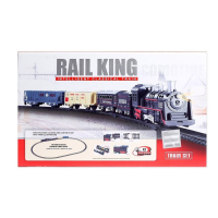 Железная дорога &laquo;Грузовой состав&raquo;, свет и звук, работает от батареек