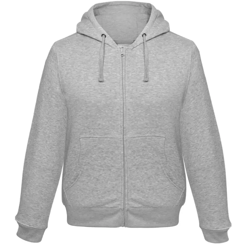 Толстовка мужская Hooded Full Zip серый меланж, размер XXL Толстовка мужская Hooded Full Zip серый меланж, размер XXL