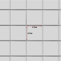 Сетка торговая 60×200 см, окантовка 6 мм, пруток - 4 мм, цвет хром (порошковое покрытие) Сетка торговая 60×200 см, окантовка 6 мм, пруток - 4 мм, цвет хром (порошковое покрытие)