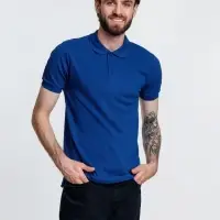 Рубашка поло мужская Adam, ярко-синяя, размер XL