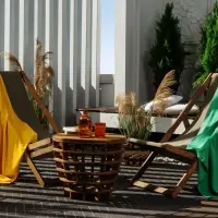 Флисовый плед Warm&Peace, зеленый